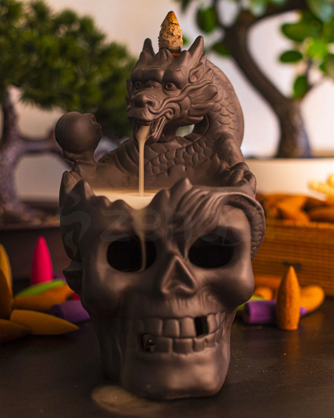 Mythical_Dragon_Skull_Backflow_Incense_Burner F crazy herbal incense - premium aromatic incense for home and ritual fragrance