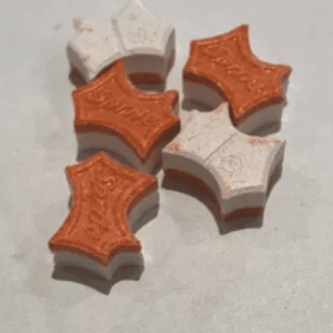 Orange and White Sprite Energy Gummies